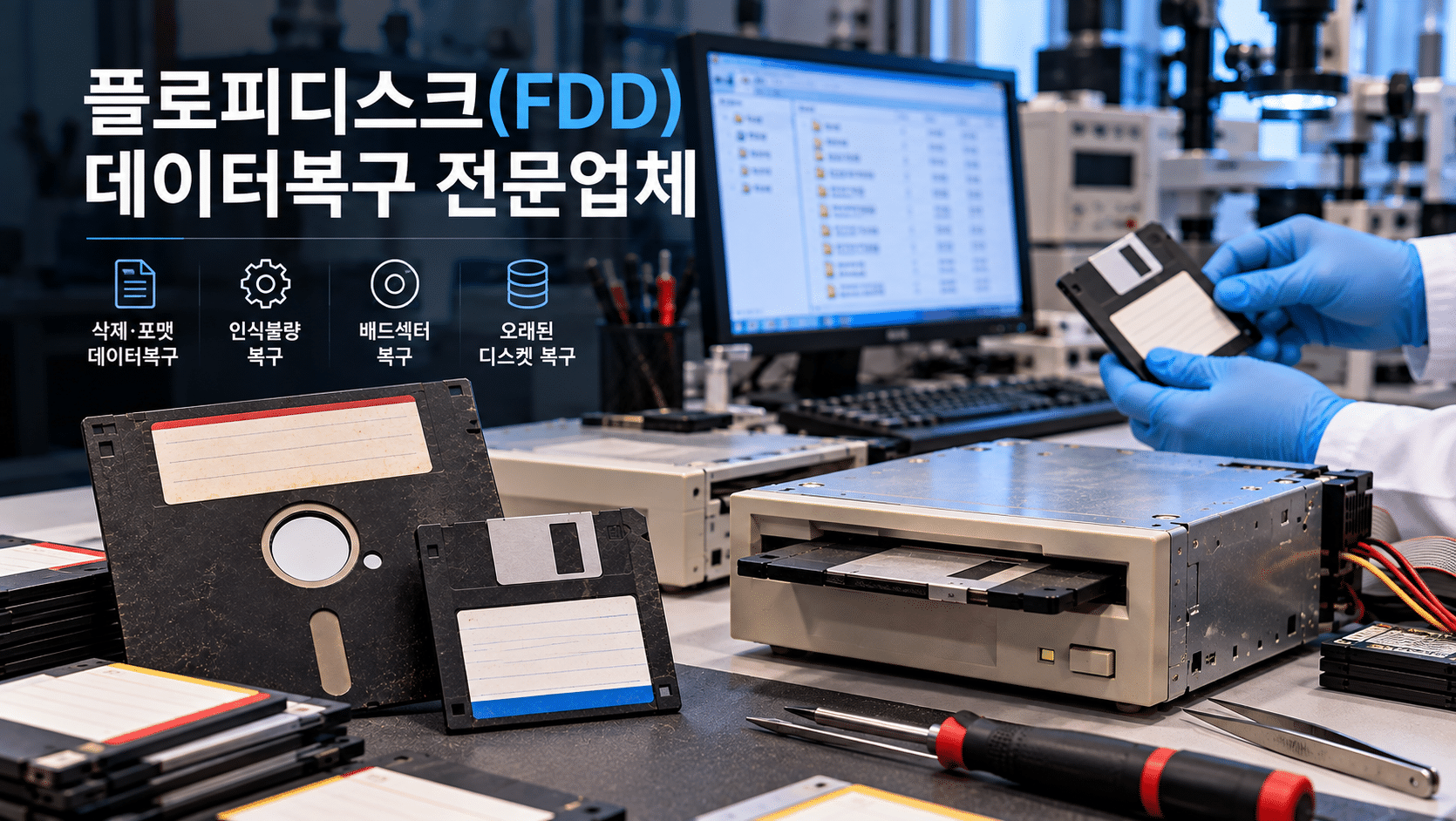 플로피디스크(FDD) 데이터복구 전문업체