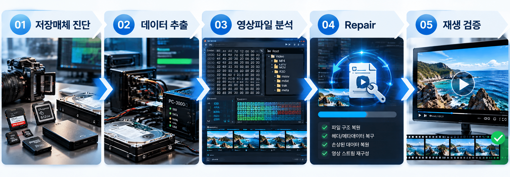 영상파일repair절차 영상파일repair절차