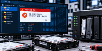 파일시스템 손상