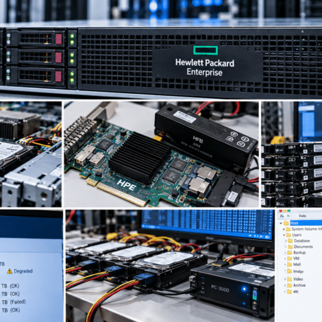 HPE 서버 RAID 장애 데이터복구