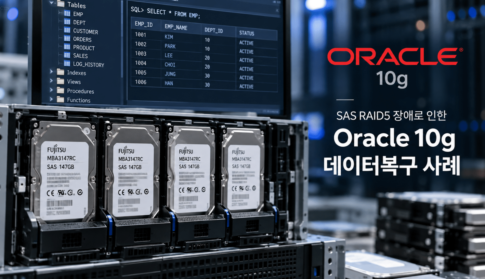 Oracle 10g 데이터베이스 복구