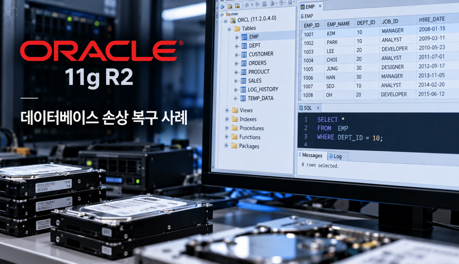 Oracle 11g R2 데이터베이스 손상 복구
