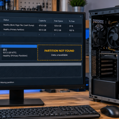 PC RAID 파티션 삭제·포맷 후 데이터복구