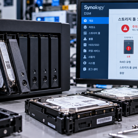 Synology NAS 하드디스크 장애 데이터복구