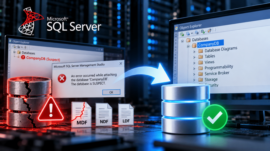 데이터베이스 헤더 손상으로 인한 SQL Server 장애