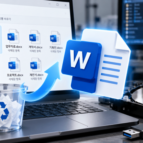 삭제된 Word 문서 복구
